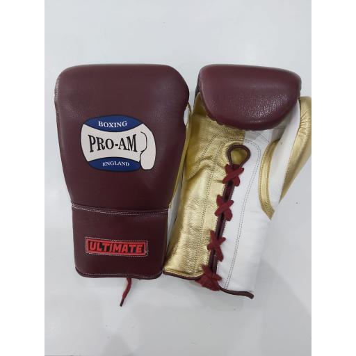 Pro-am Lace up professional training gloves